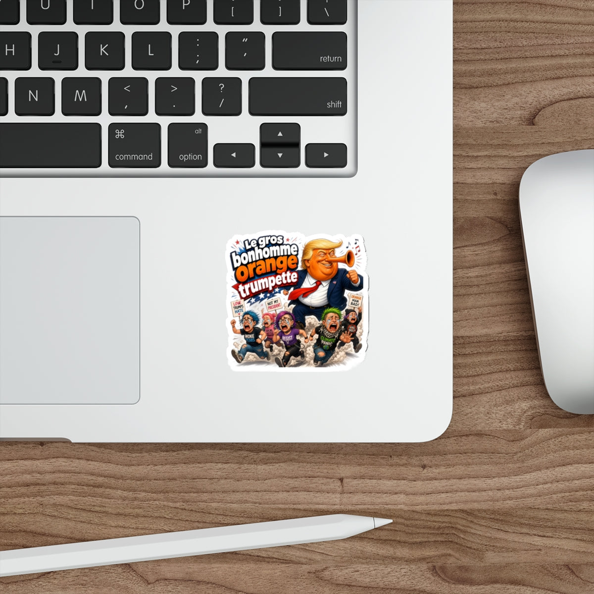 Gros Bonhomme Orange | Die-Cut Stickers