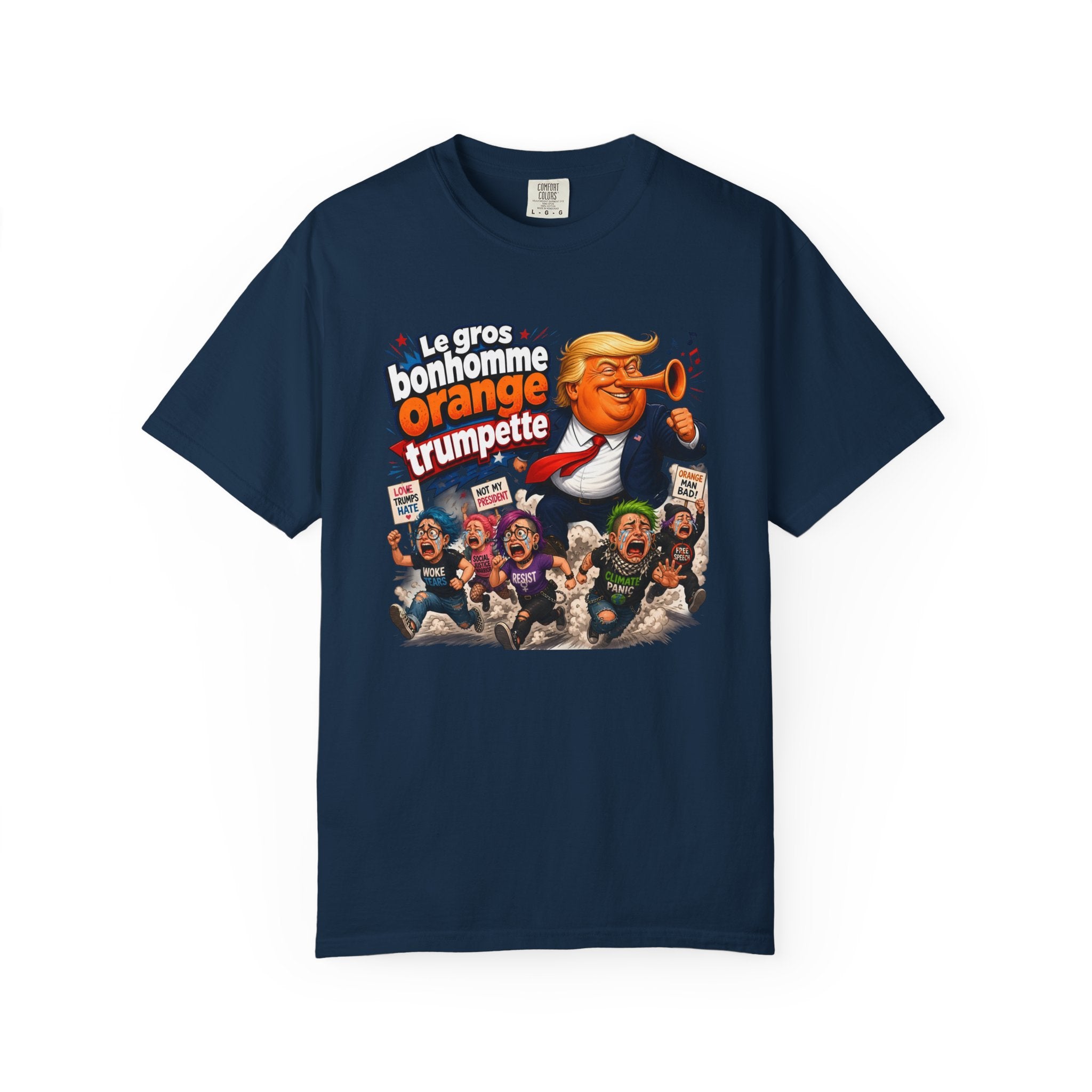 Bonhomme Orange Trumpette | Garment-Dyed T-shirt-