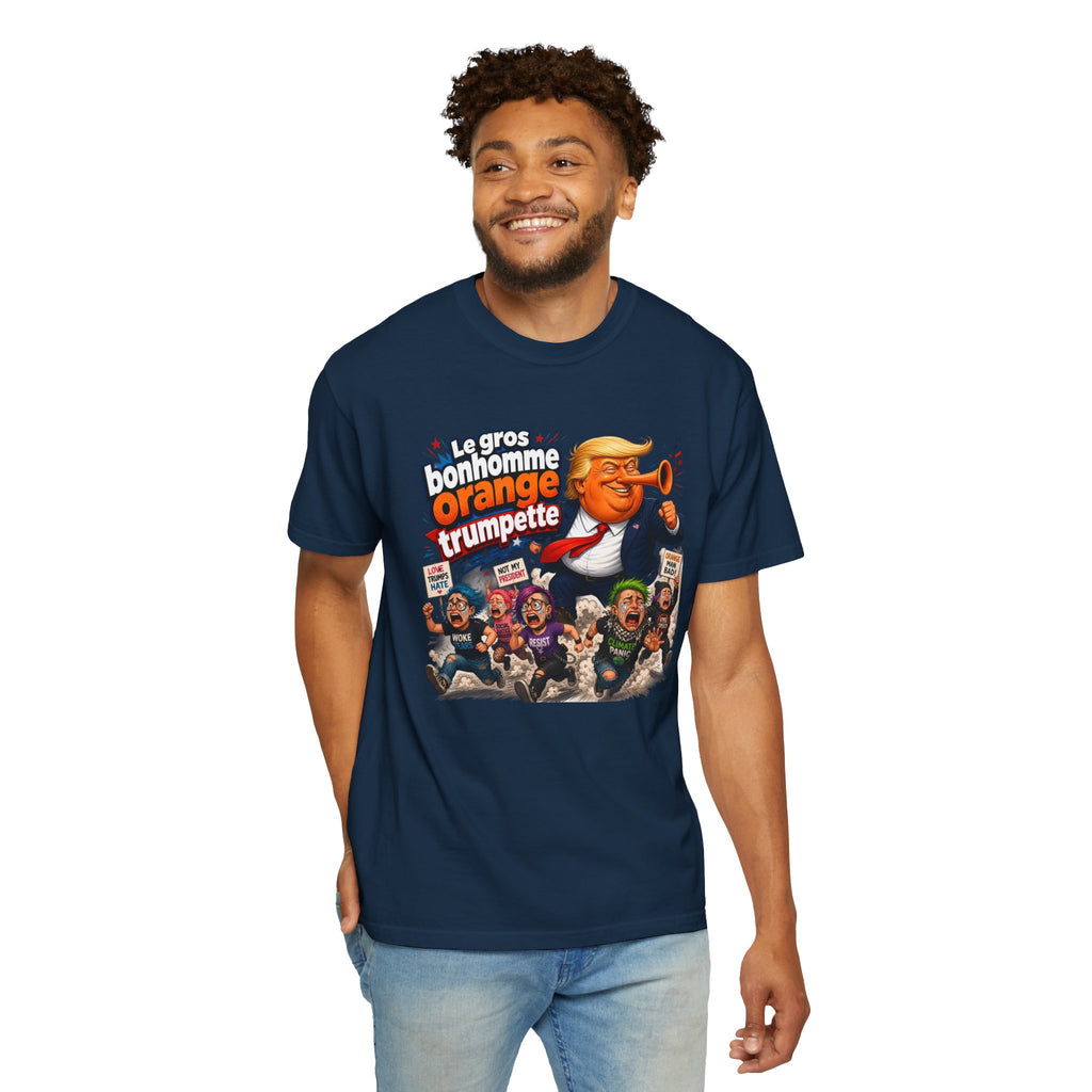 Bonhomme Orange Trumpette | Garment-Dyed T-shirt-