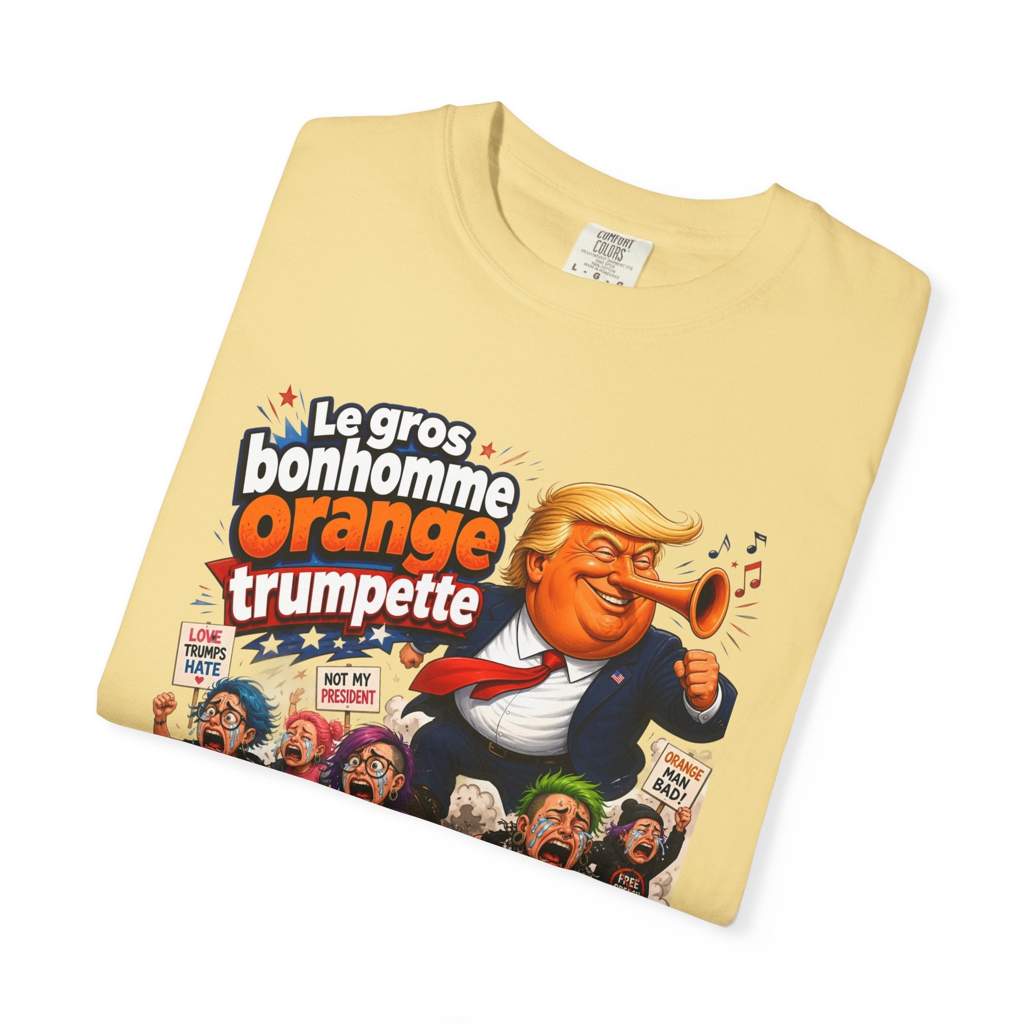 Bonhomme Orange Trumpette | Garment-Dyed T-shirt-