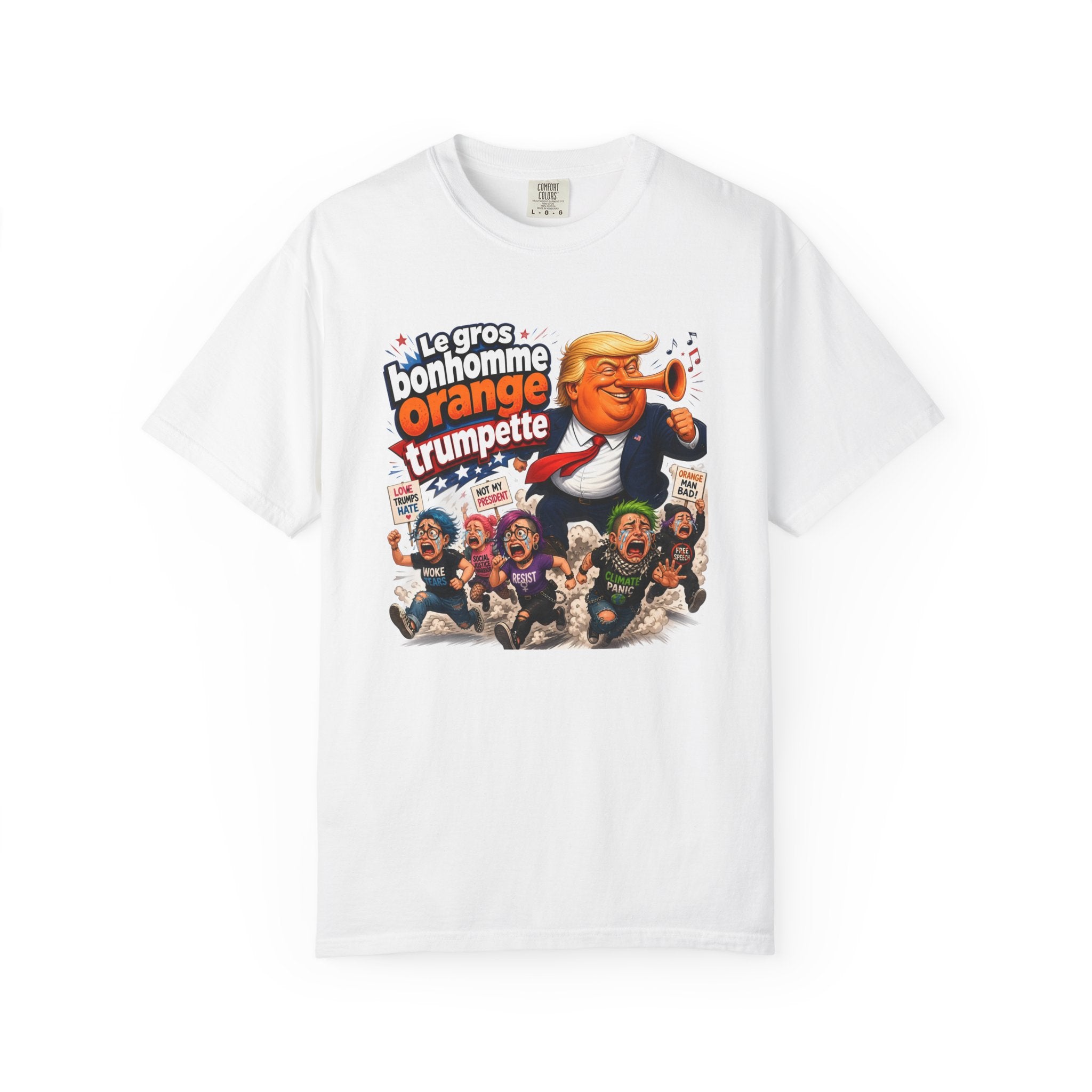Bonhomme Orange Trumpette | Garment-Dyed T-shirt-