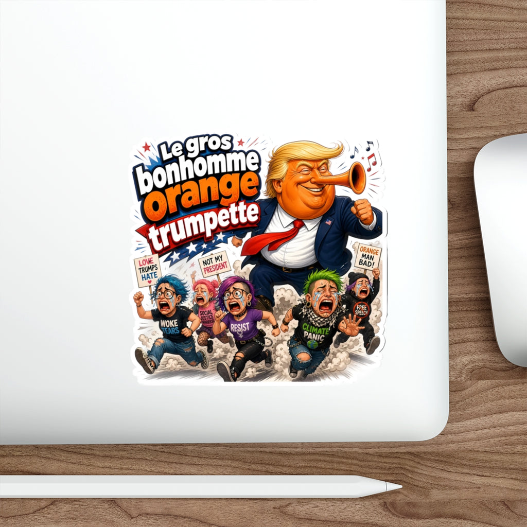 Gros Bonhomme Orange | Die-Cut Stickers