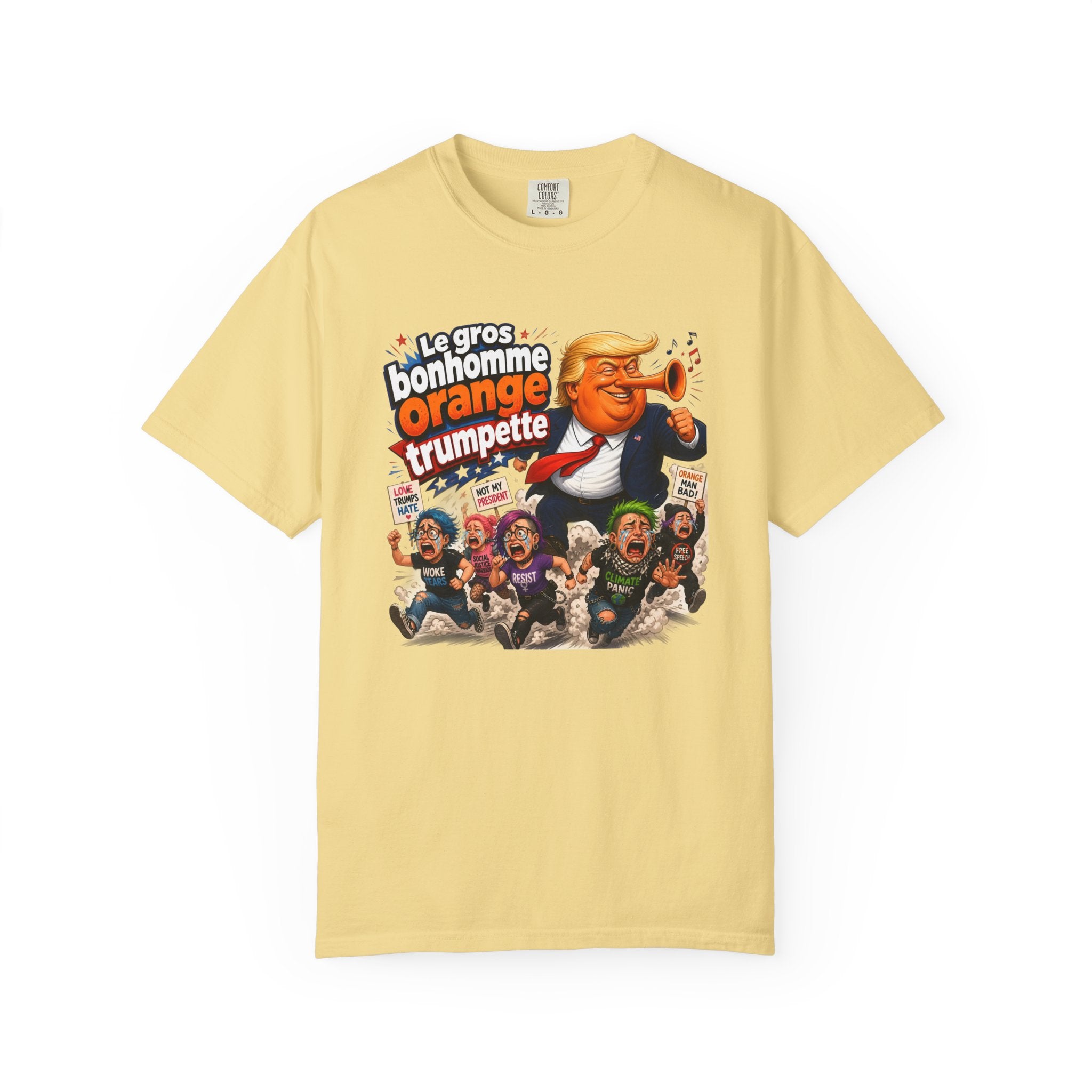 Bonhomme Orange Trumpette | Garment-Dyed T-shirt-