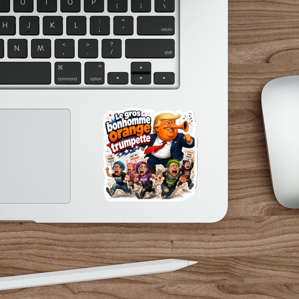 Gros Bonhomme Orange | Die-Cut Stickers