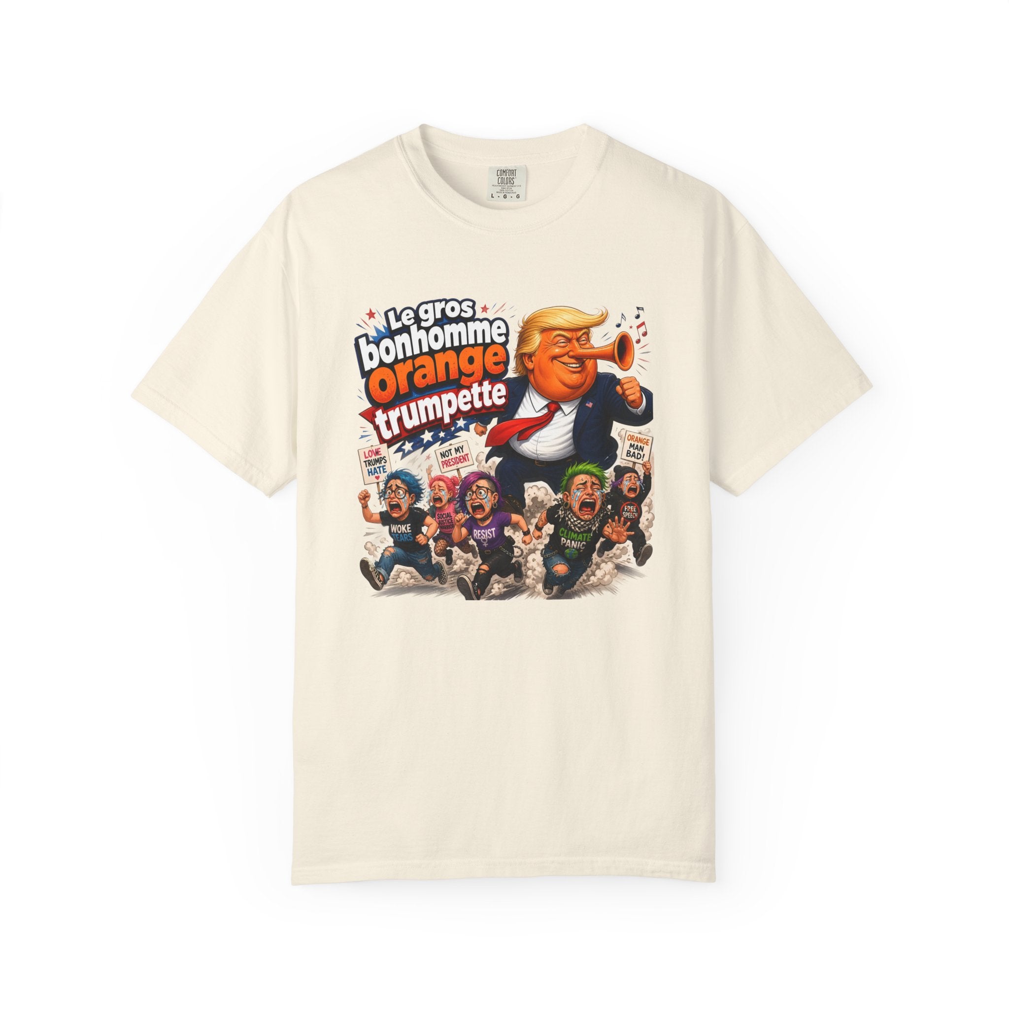 Bonhomme Orange Trumpette | Garment-Dyed T-shirt-