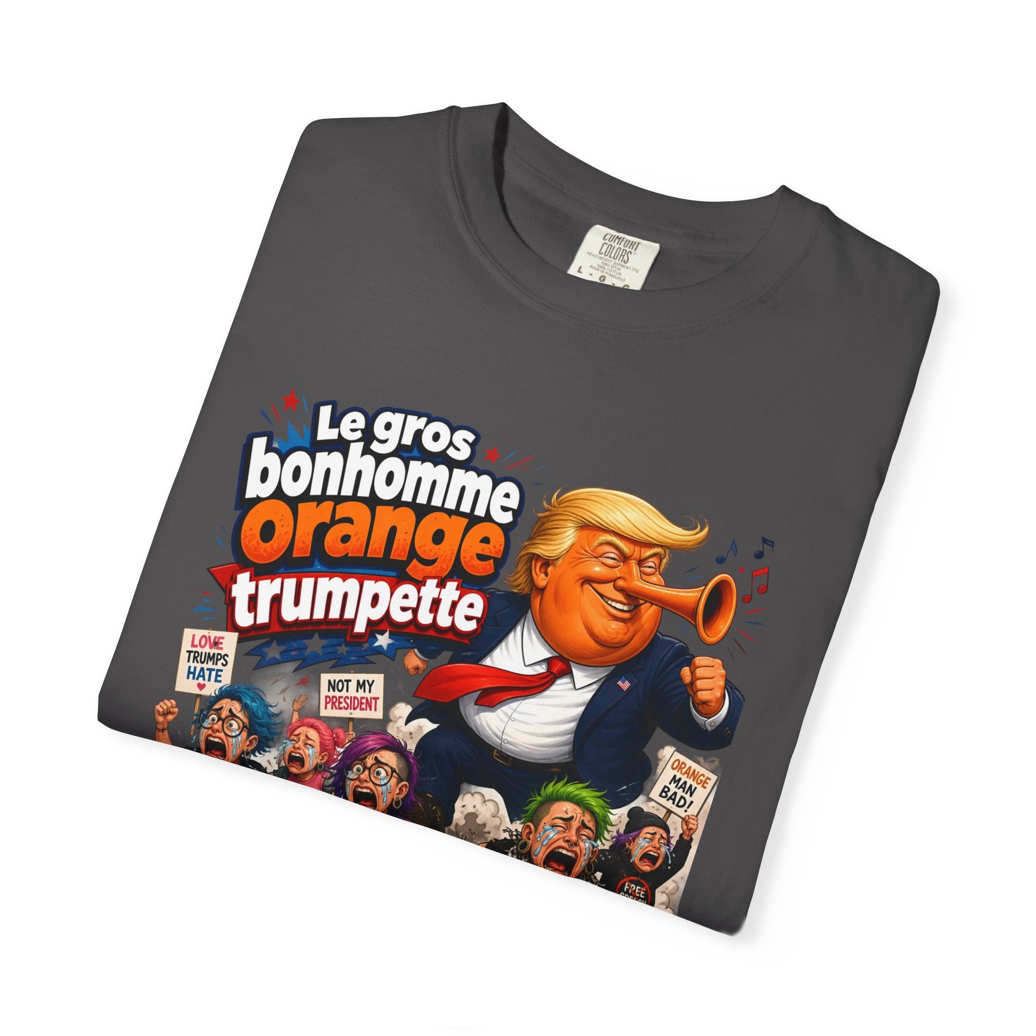 Bonhomme Orange Trumpette | Garment-Dyed T-shirt-