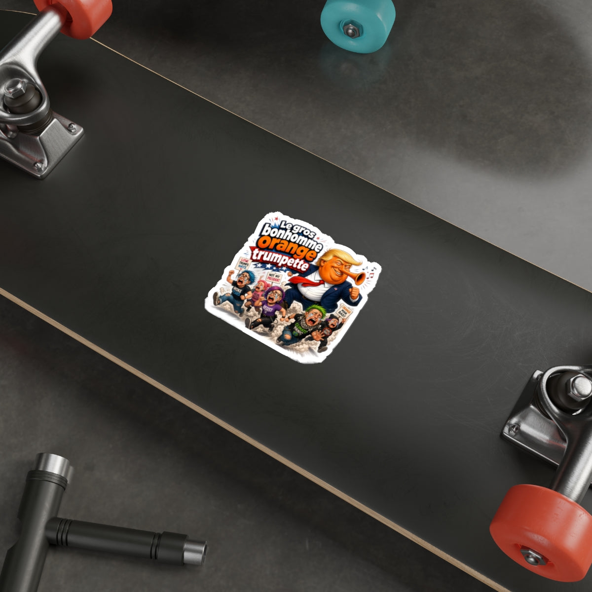 Gros Bonhomme Orange | Die-Cut Stickers