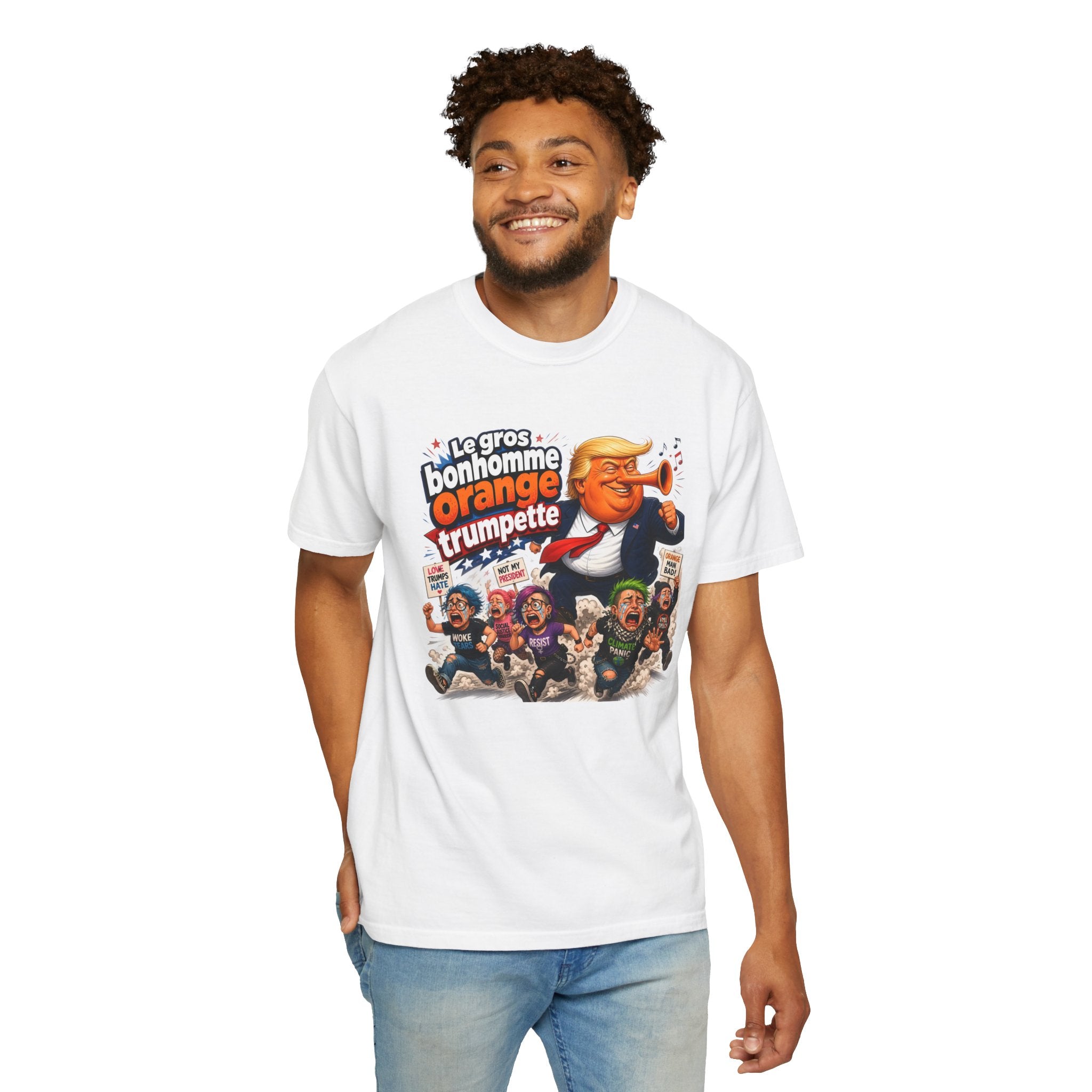 Bonhomme Orange Trumpette | Garment-Dyed T-shirt-