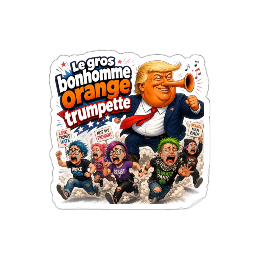 Gros Bonhomme Orange | Die-Cut Stickers