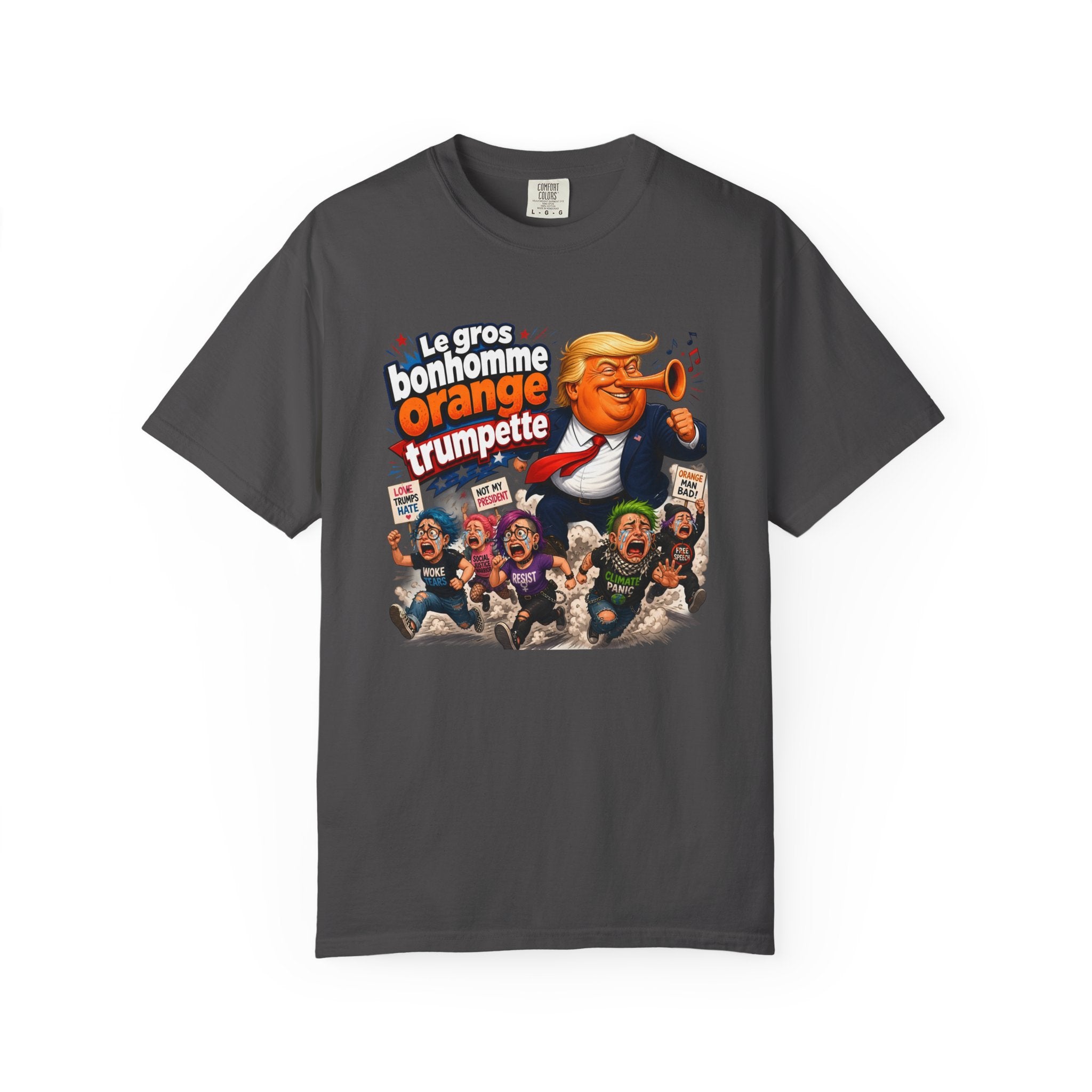 Bonhomme Orange Trumpette | Garment-Dyed T-shirt-