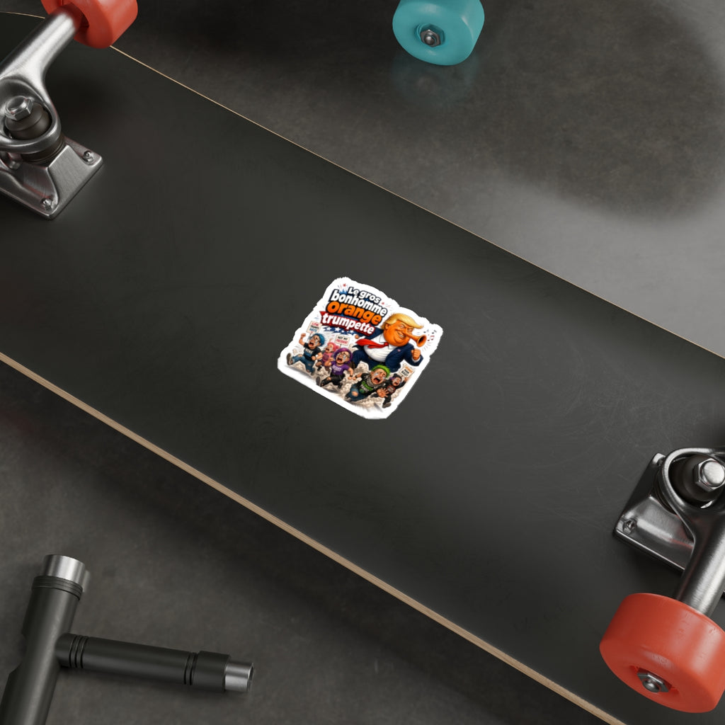 Gros Bonhomme Orange | Die-Cut Stickers