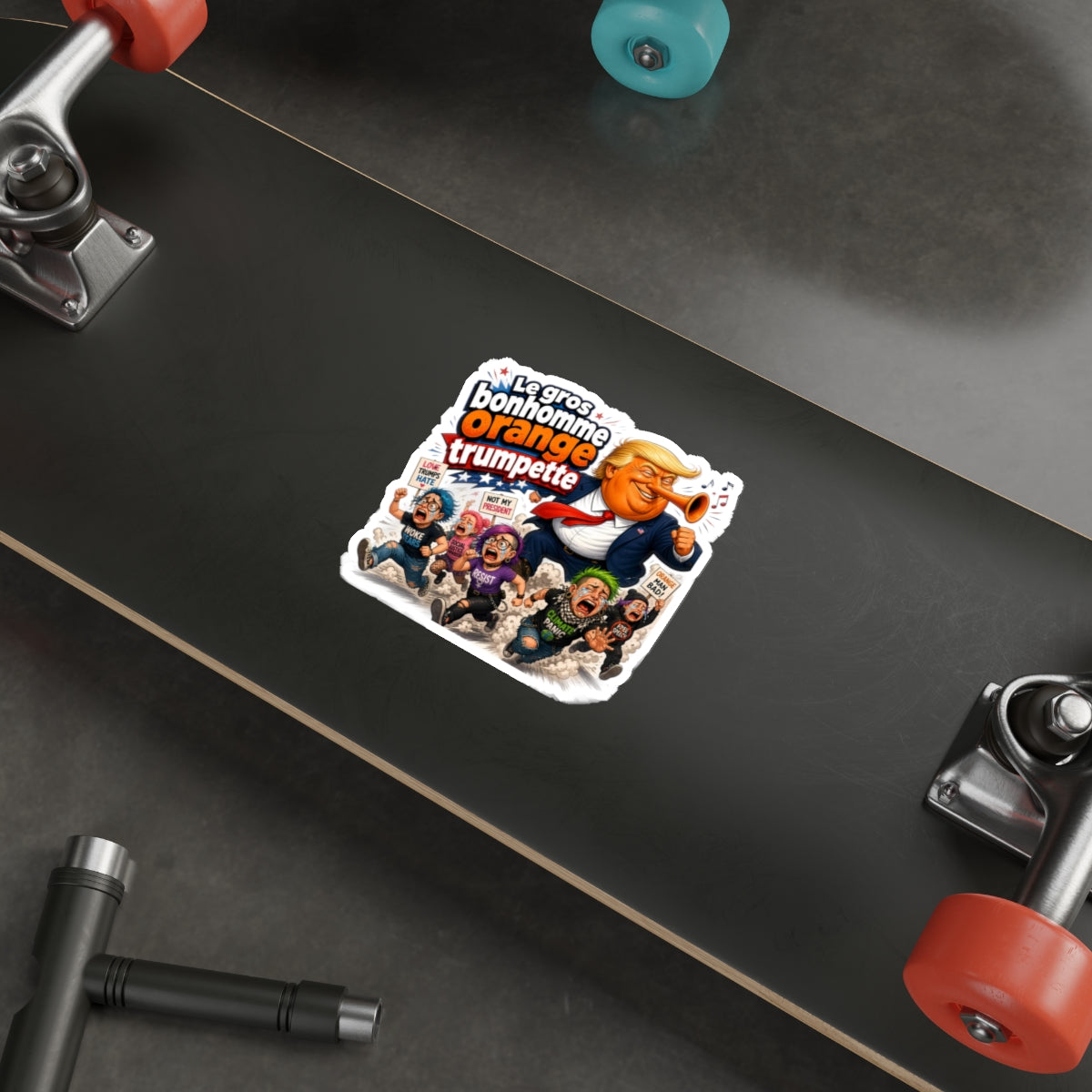 Gros Bonhomme Orange | Die-Cut Stickers