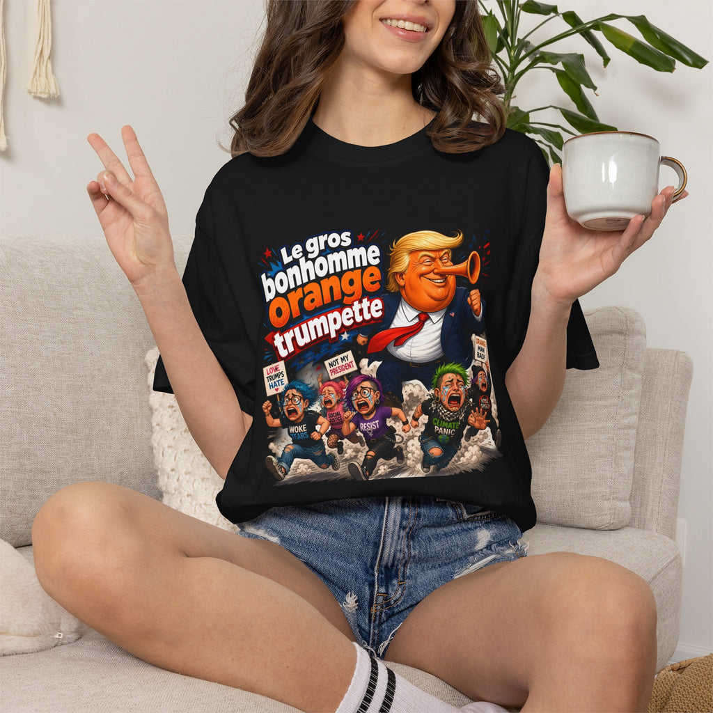 Bonhomme Orange Trumpette | Garment-Dyed T-shirt-