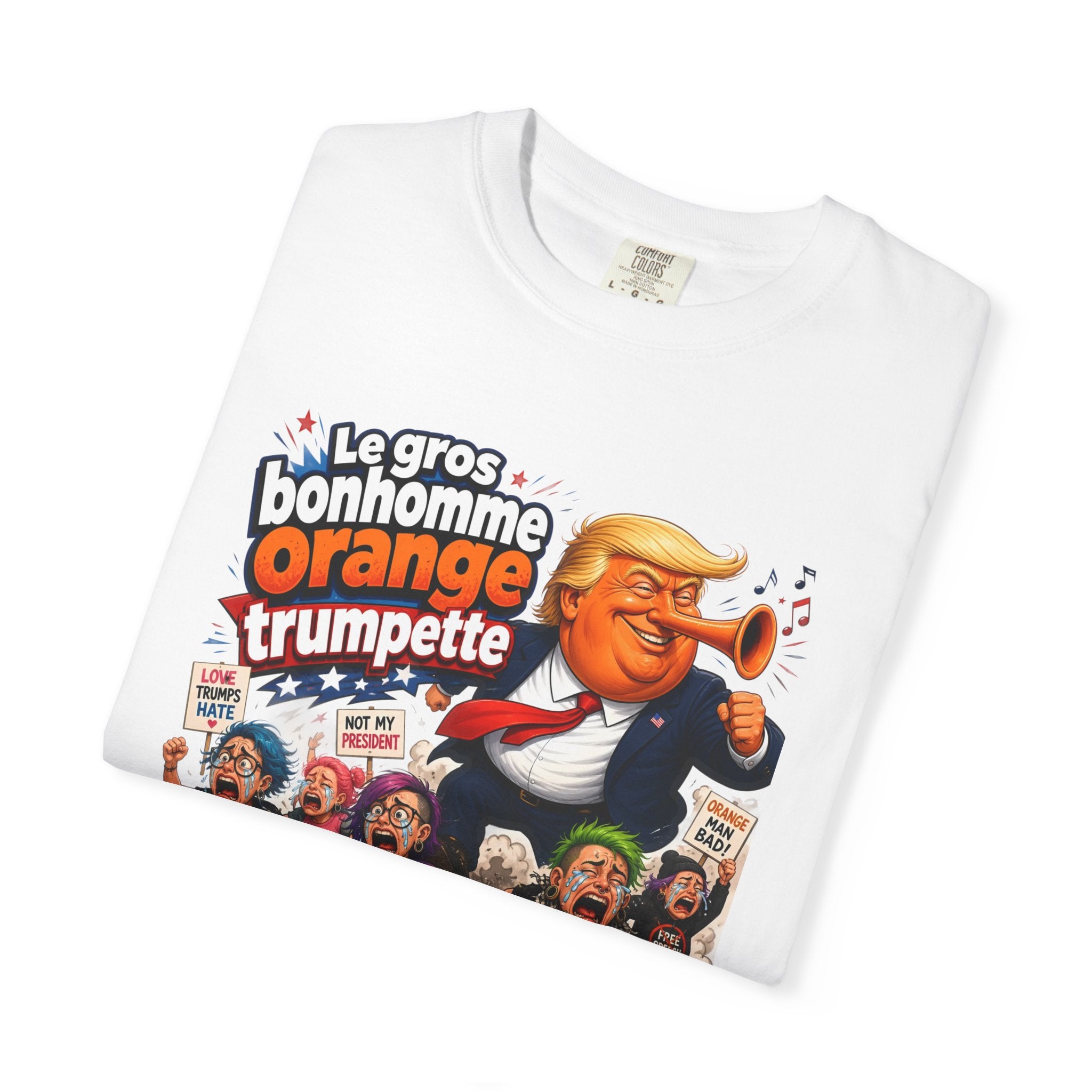 Bonhomme Orange Trumpette | Garment-Dyed T-shirt-
