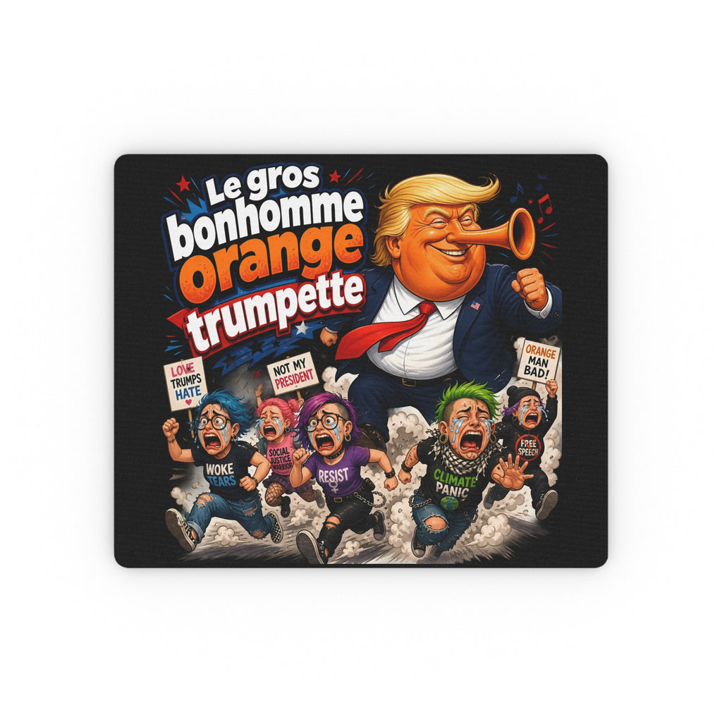 Gros Bonhomme Orange | Rectangular Mouse Pad