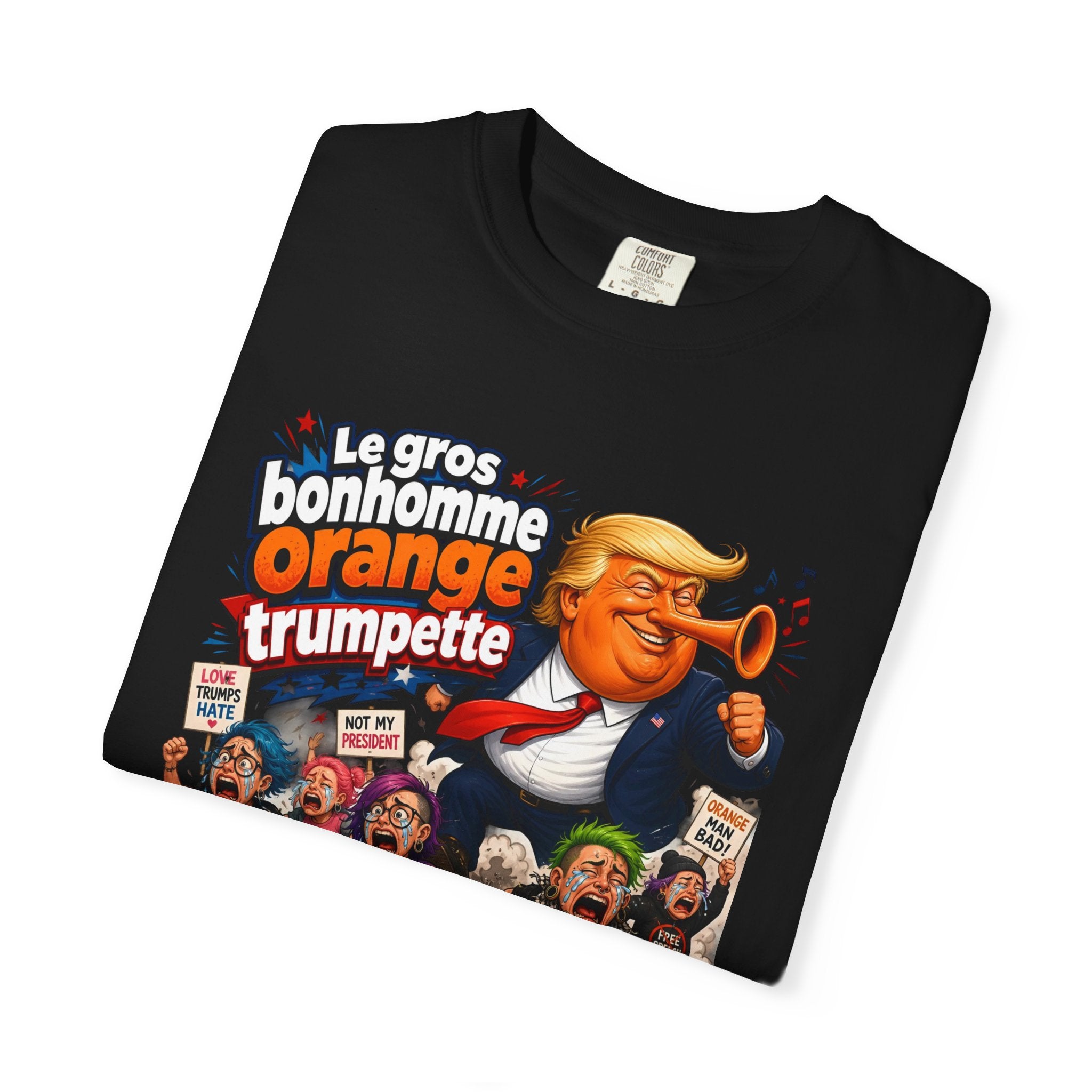 Bonhomme Orange Trumpette | Garment-Dyed T-shirt-