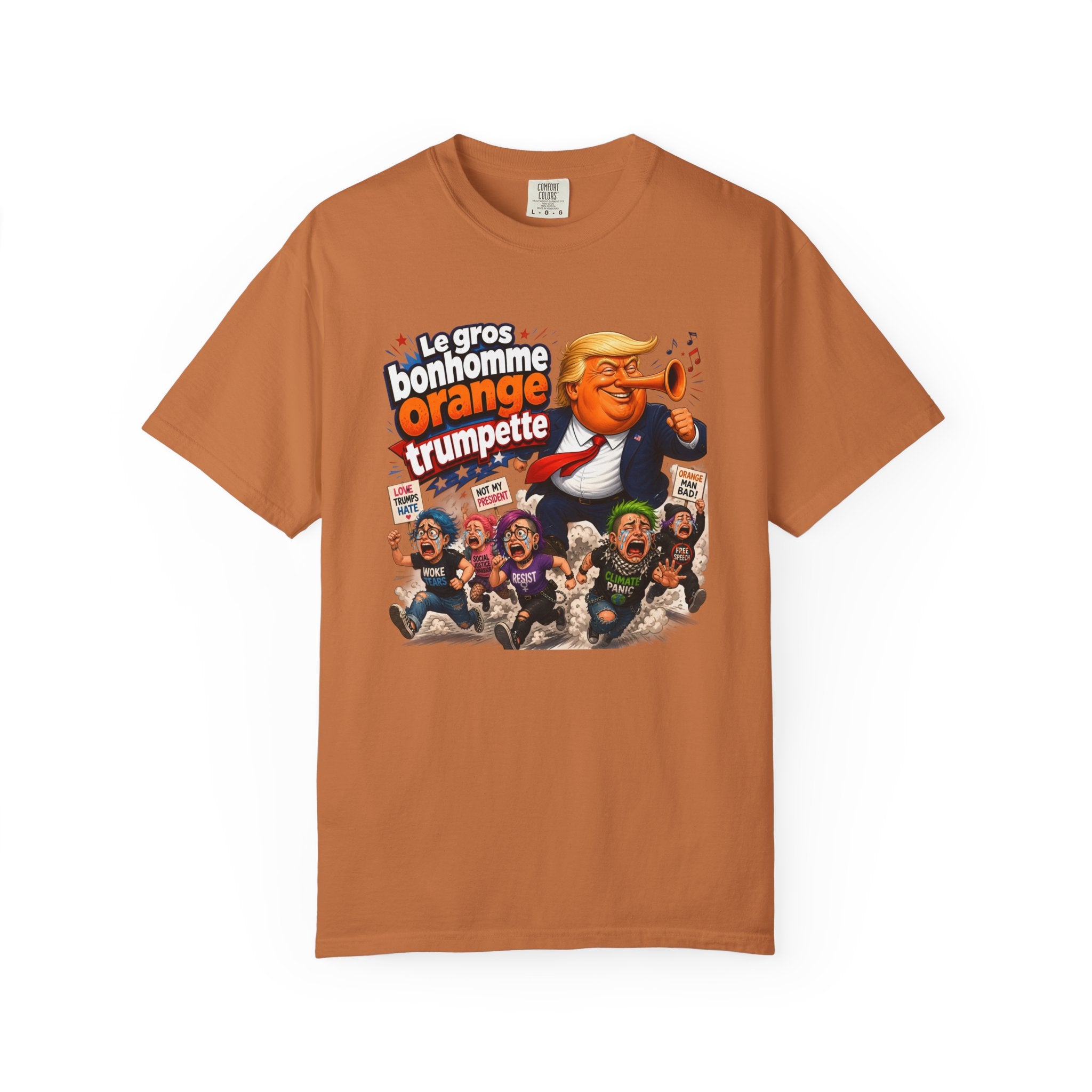 Bonhomme Orange Trumpette | Garment-Dyed T-shirt-